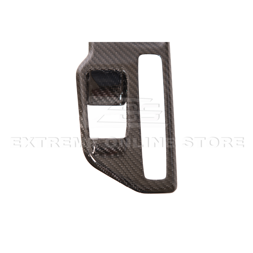 2020-Up Toyota Supra Carbon Fiber Center Gear Shift Box Cover