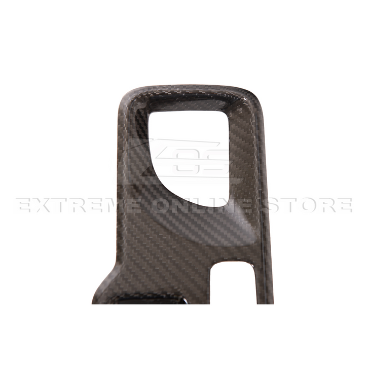 2020-Up Toyota Supra Carbon Fiber Center Gear Shift Box Cover