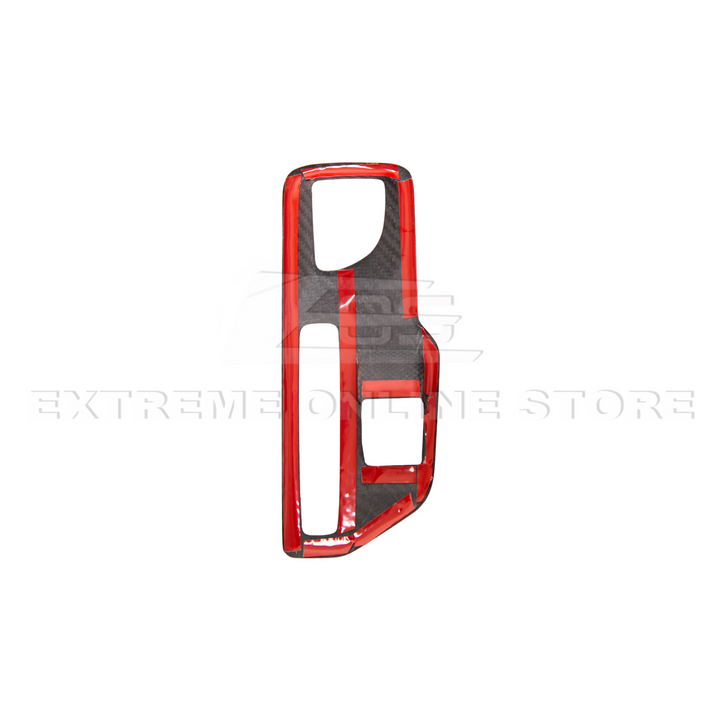 2020-Up Toyota Supra Carbon Fiber Center Gear Shift Box Cover