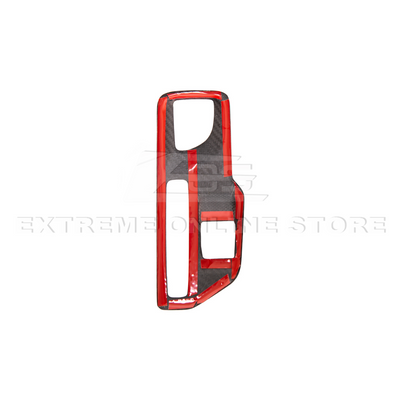 2020-Up Toyota Supra Carbon Fiber Center Gear Shift Box Cover