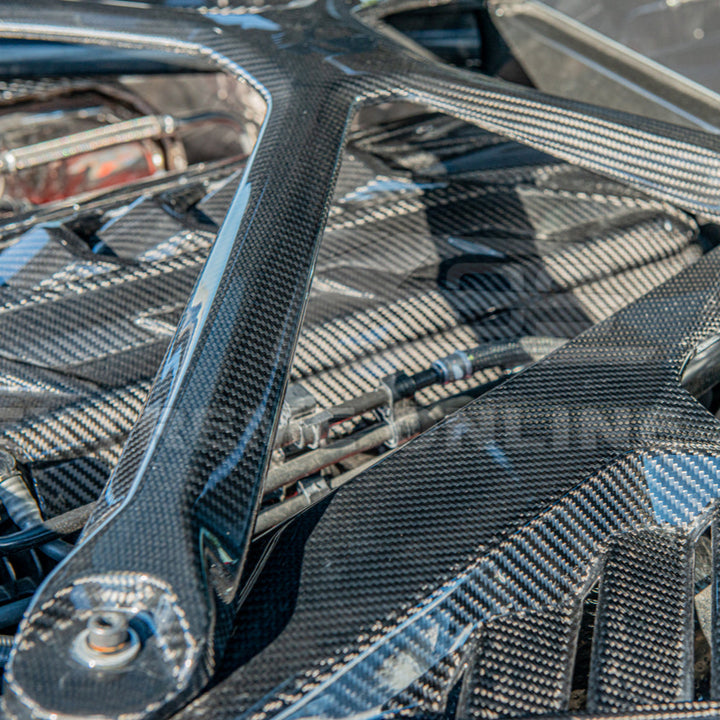 Chevrolet Corvette C8 DRY CARBON FIBER X-Brace