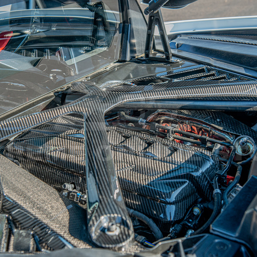 Chevrolet Corvette C8 DRY CARBON FIBER X-Brace