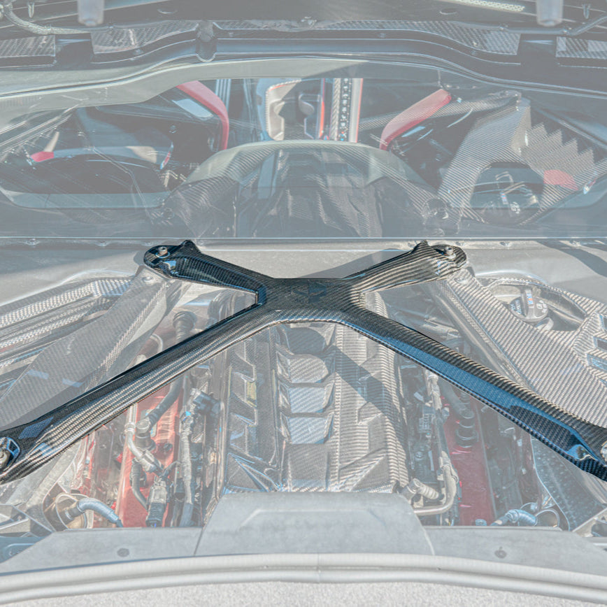 Chevrolet Corvette C8 DRY CARBON FIBER X-Brace