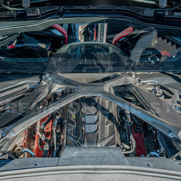 Chevrolet Corvette C8 DRY CARBON FIBER X-Brace