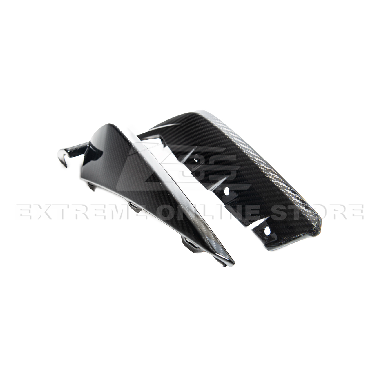 21-Up BMW G82 G83 M4 Carbon Fiber Front Side Splitter