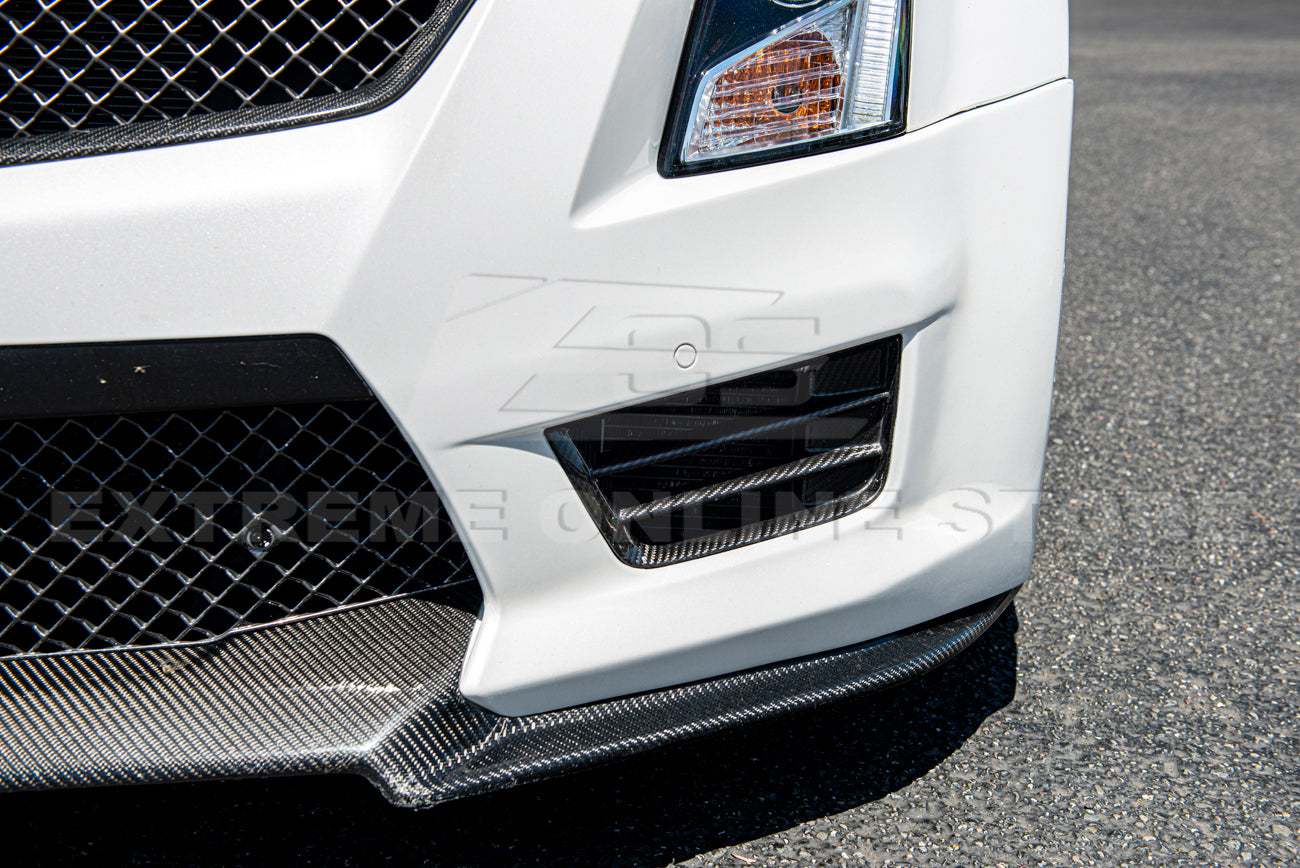2016-19 Cadillac ATS-V Carbon Fiber Front Grille Accent Bezel Insert