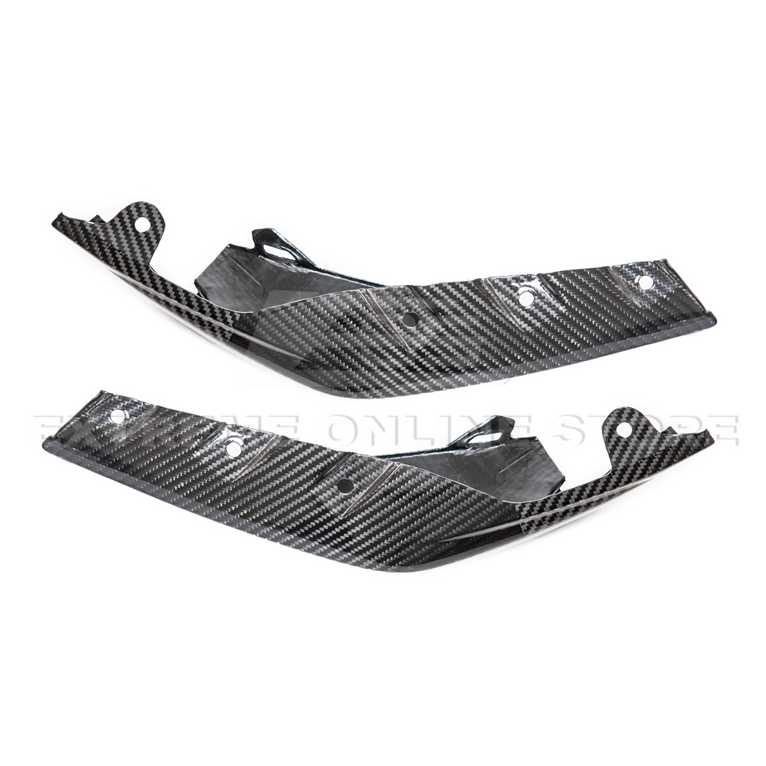 21-Up BMW G82 G83 M4 Carbon Fiber Front Side Splitter