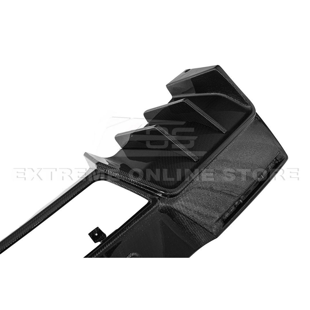 Corvette C7 Factory DRY CARBON FIBER Finned Rear Diffuser Corvette C7 Factory DRY CARBON FIBER Finned Rear Diffuser