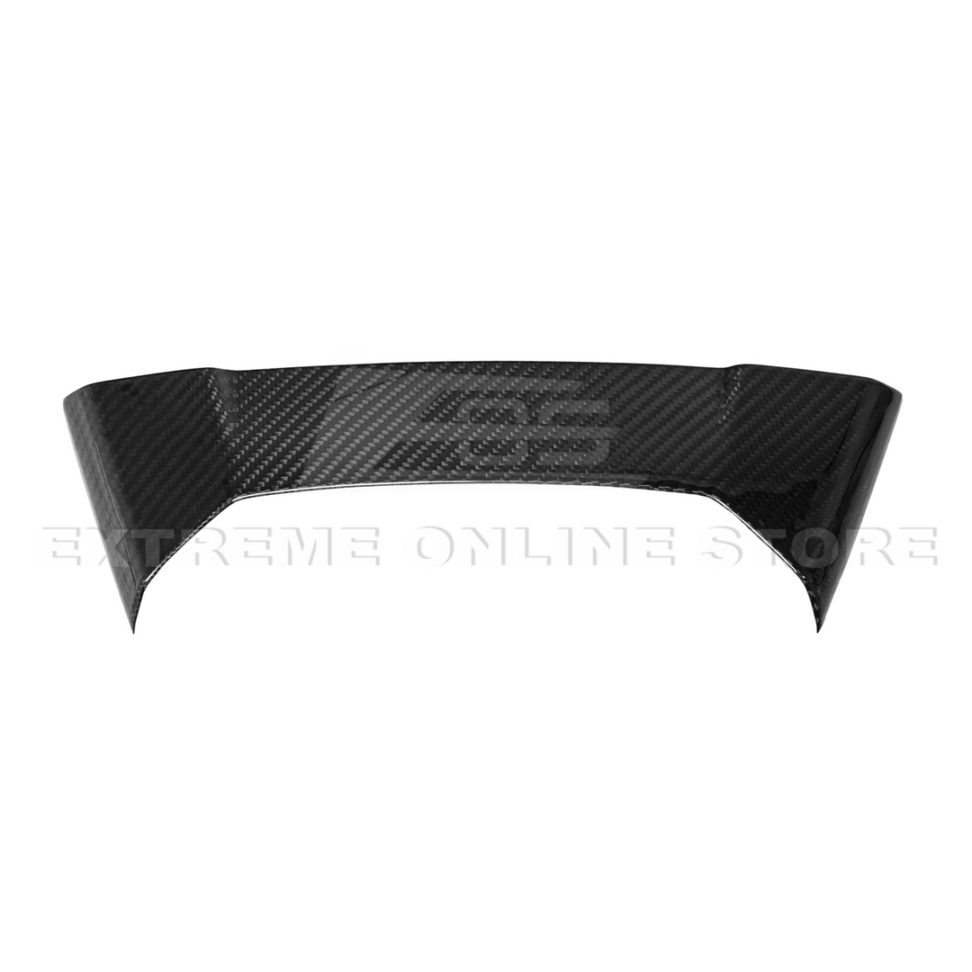 Corvette C8 DRY CARBON FIBER Upper Waterfall Speaker Cover