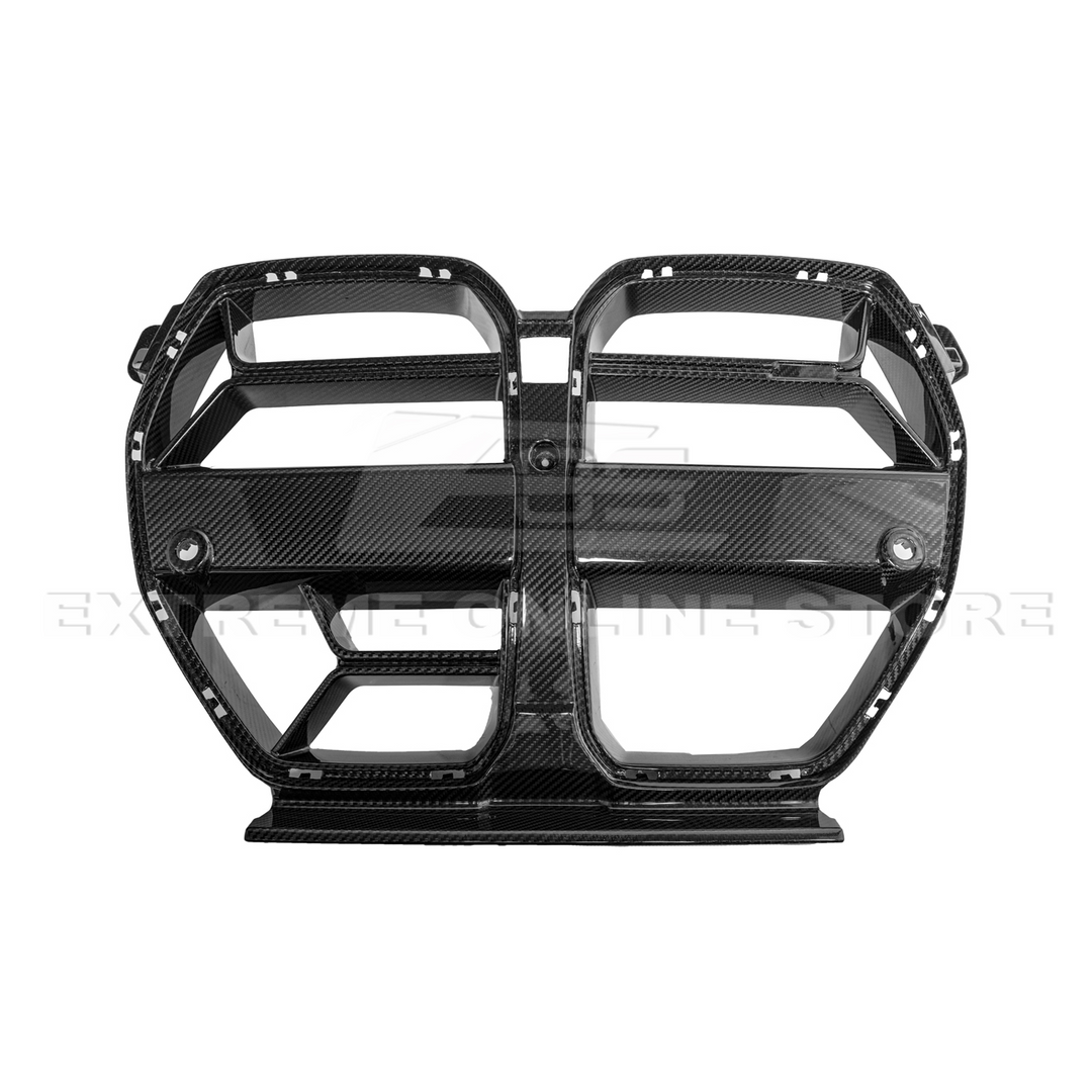 2021-Up BMW G80 M3 | G82 G83 M4 | CSL Style Carbon Fiber Front Kidney Grille