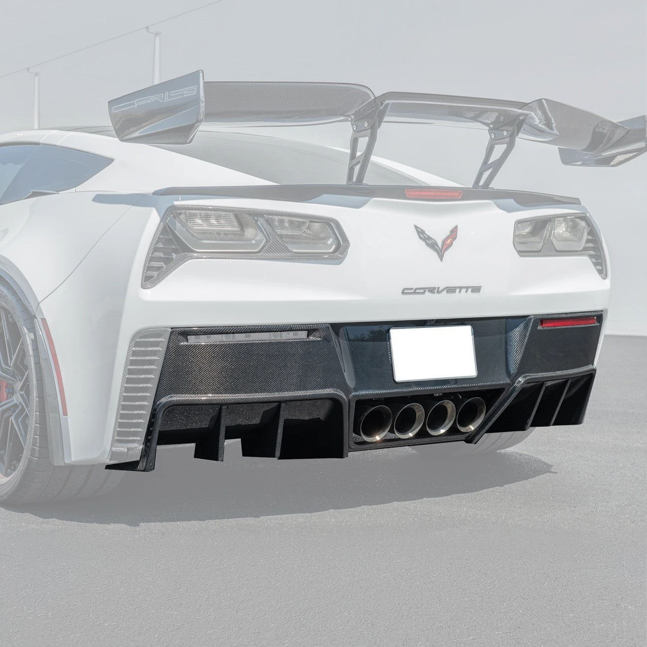 Corvette C7 Factory Finned Rear Diffuser