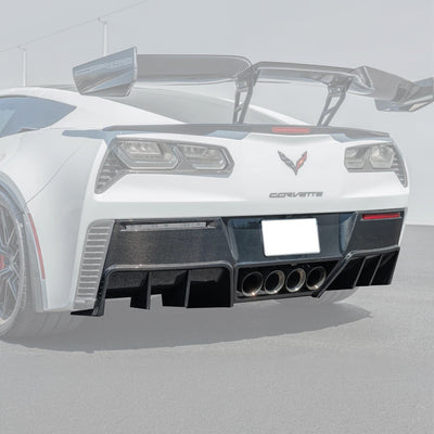 Corvette C7 Factory Finned Rear Diffuser