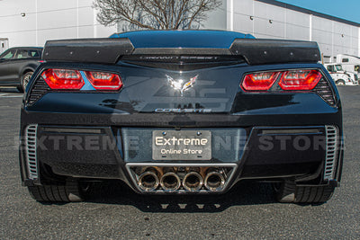 Corvette C7 Z06 Stage 3 Carbon Fiber Rear Spoiler W/ Wickerbill Extension