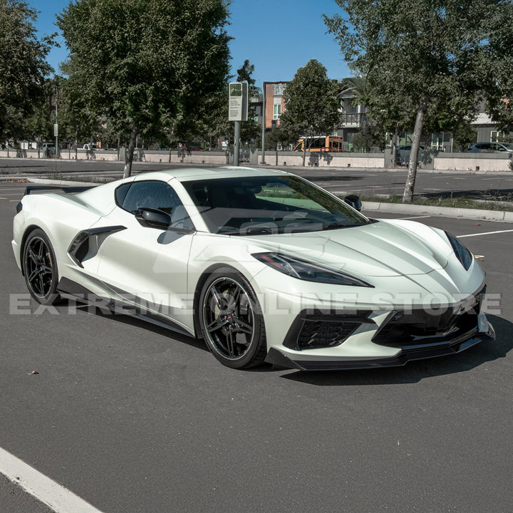Corvette C8 Stingray Front Splitter &amp; Side Skirts [5VM Package]