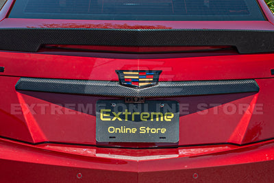 2016-19 Cadillac CTS-V Carbon Fiber Rear Deck Lid Center Applique Trunk Insert