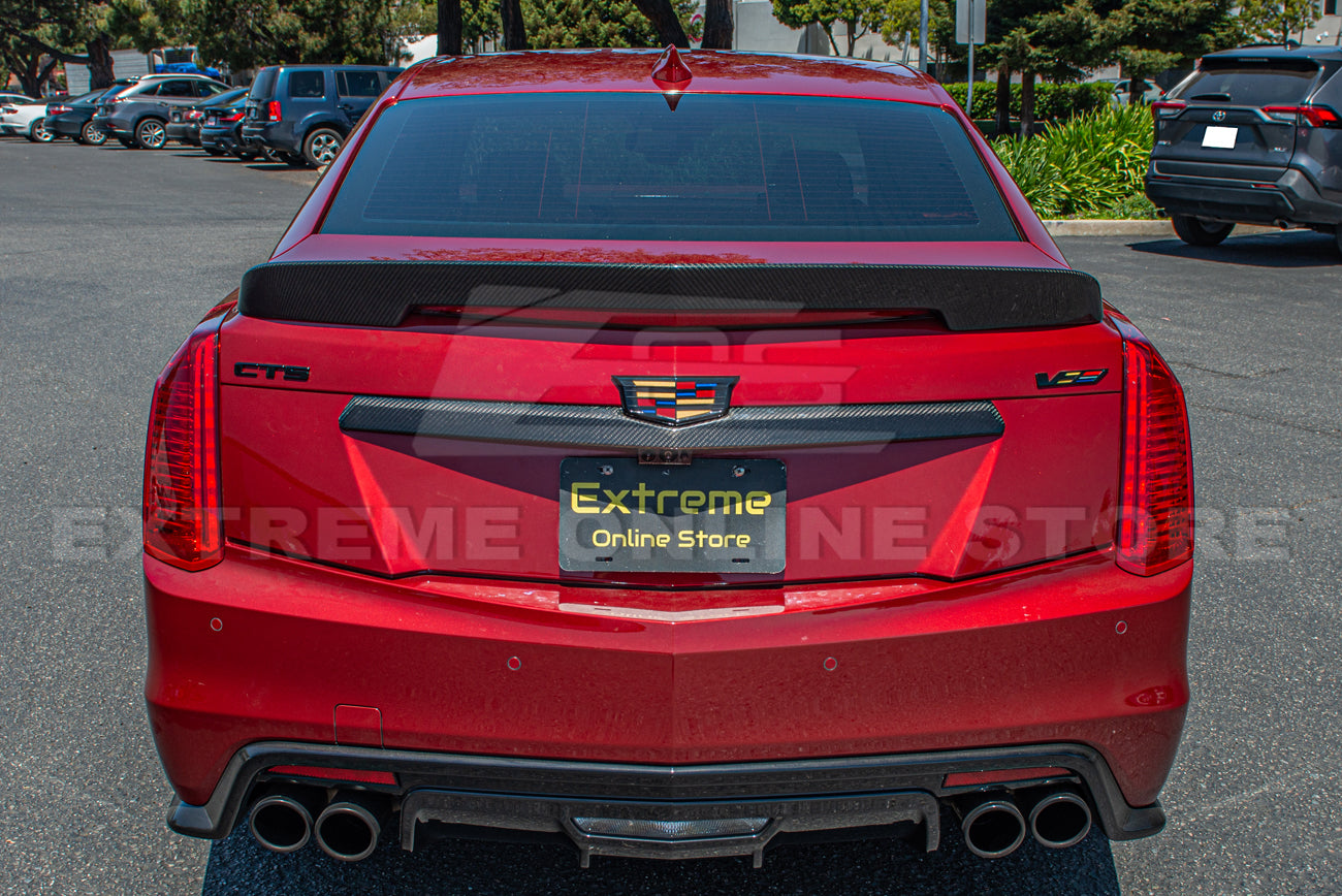 2016-19 Cadillac CTS-V: Carbon Fiber Rear Deck Lid Center Applique