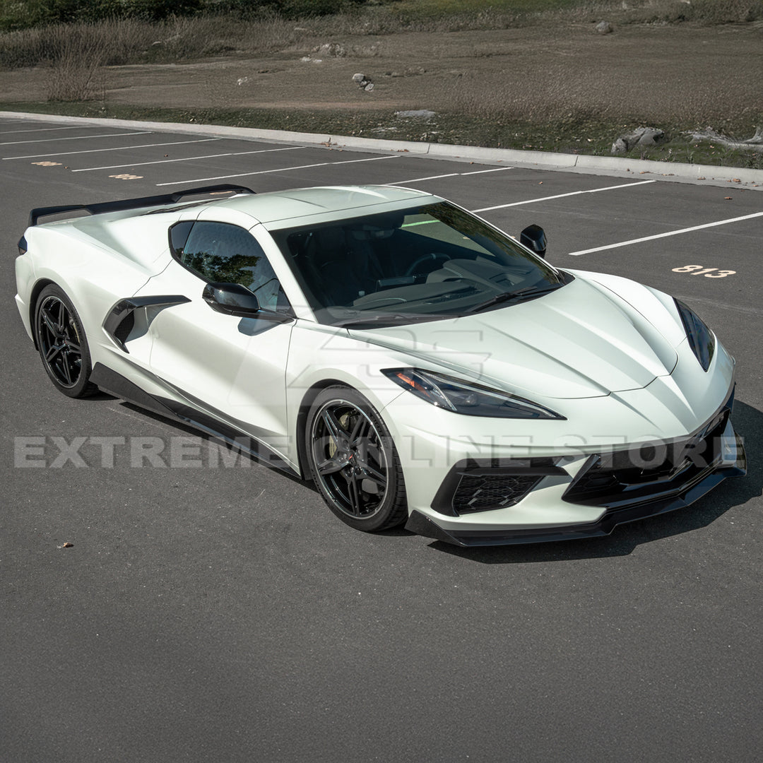 Corvette C8 Stingray Front Splitter &amp; Side Skirts [5VM Package]