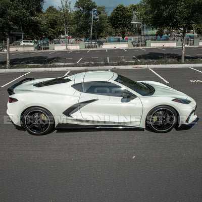 Corvette C8 5VM Front Splitter (2-Piece Version) & Side Skirts