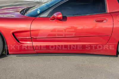 Chevrolet Corvette C5 Carbon Fiber Front Splitter & Side Skirts