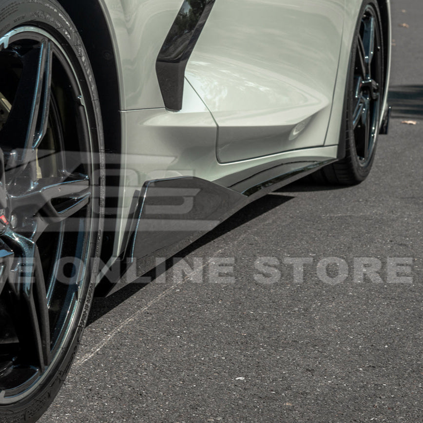 Corvette C8 5VM Front Splitter (2-Piece Version) & Side Skirts