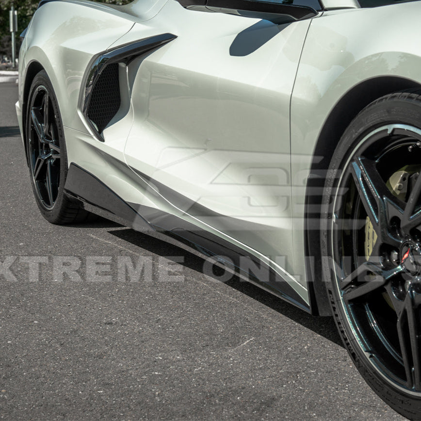 Corvette C8 5VM Front Splitter (2-Piece Version) & Side Skirts