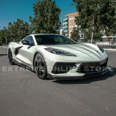 Corvette C8 5VM Front Splitter (2-Piece Version) & Side Skirts