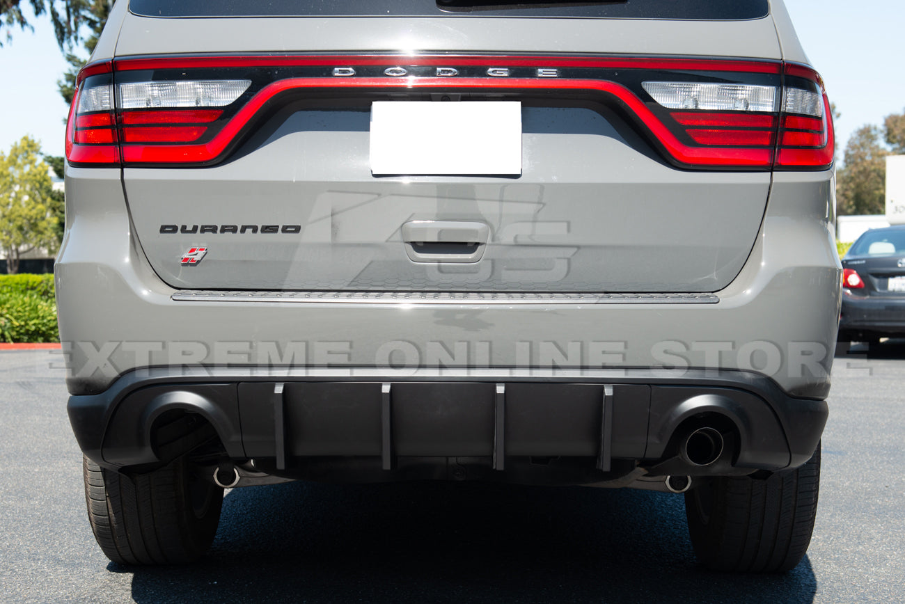 2014-Up Dodge Durango Rear Bumper Dual Tips Diffuser