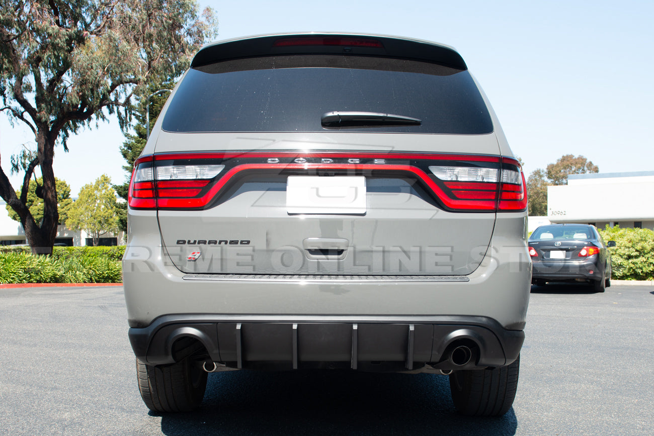 2014-Up Dodge Durango Rear Bumper Dual Tips Diffuser