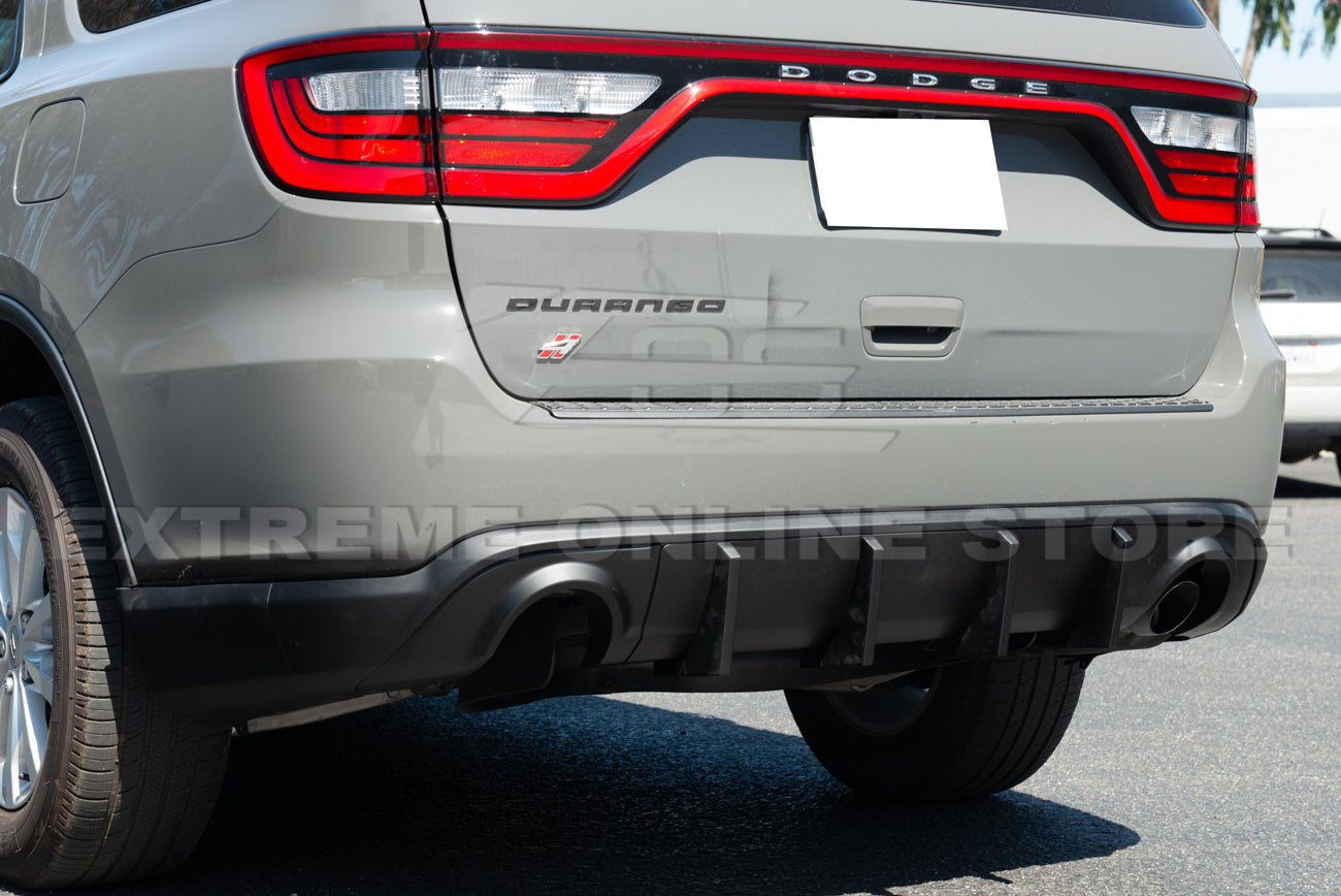 2014-Up Dodge Durango Rear Bumper Dual Tips Diffuser