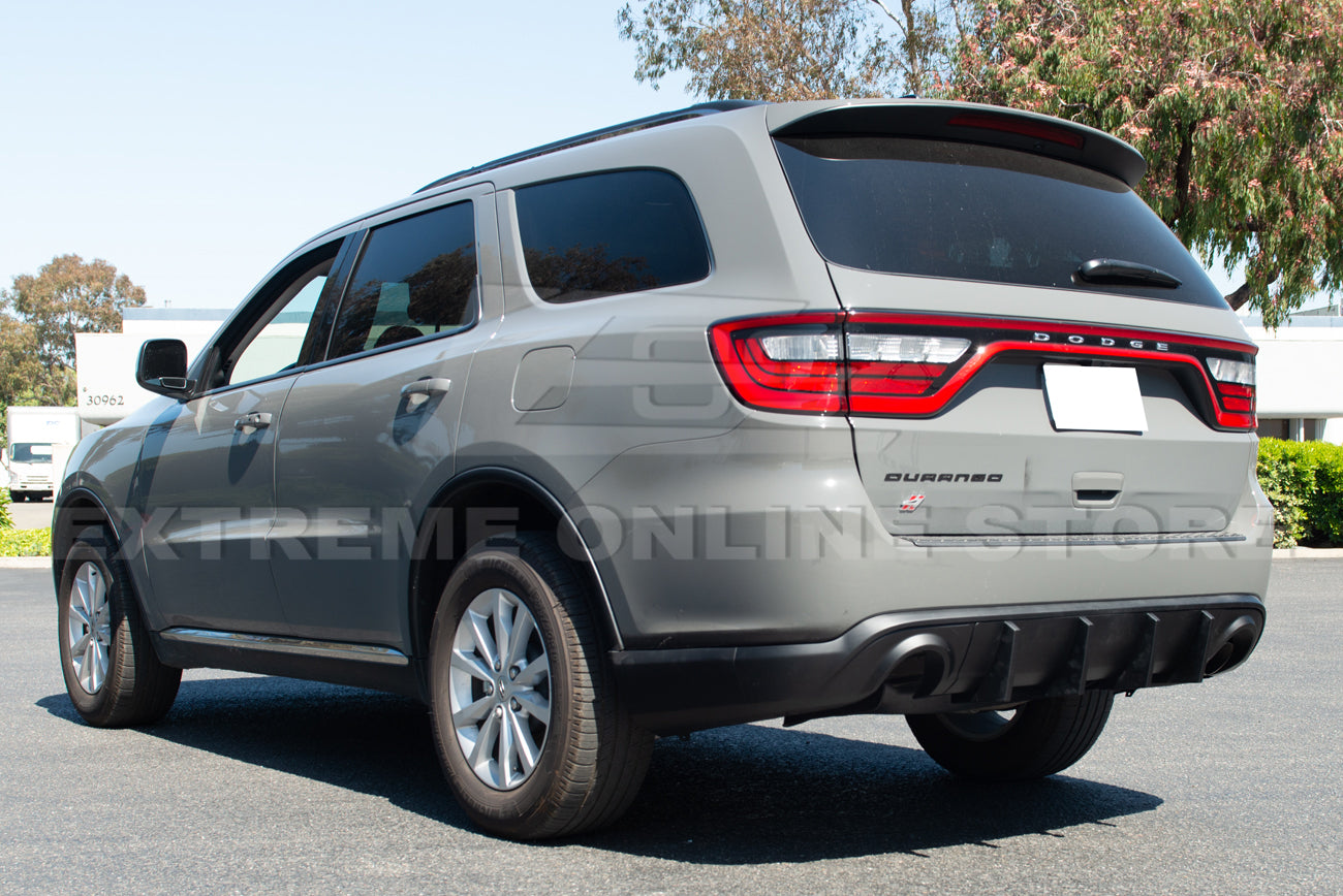 2014-Up Dodge Durango Rear Bumper Dual Tips Diffuser