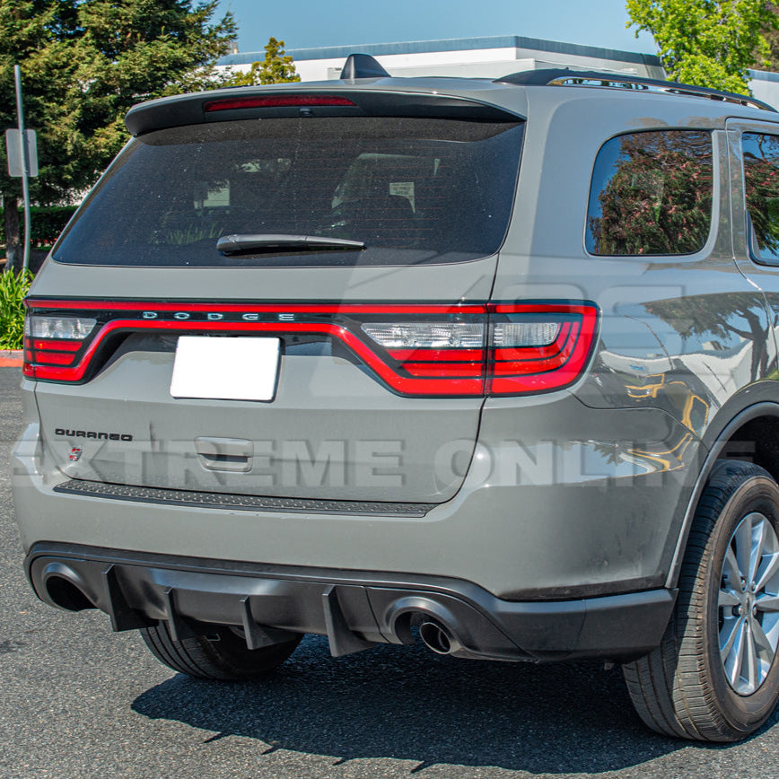 2014-Up Dodge Durango Track Package Rear Dual Tips Diffuser