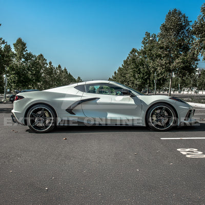 Corvette C8 5VM Front Splitter (2-Piece Version) & Side Skirts