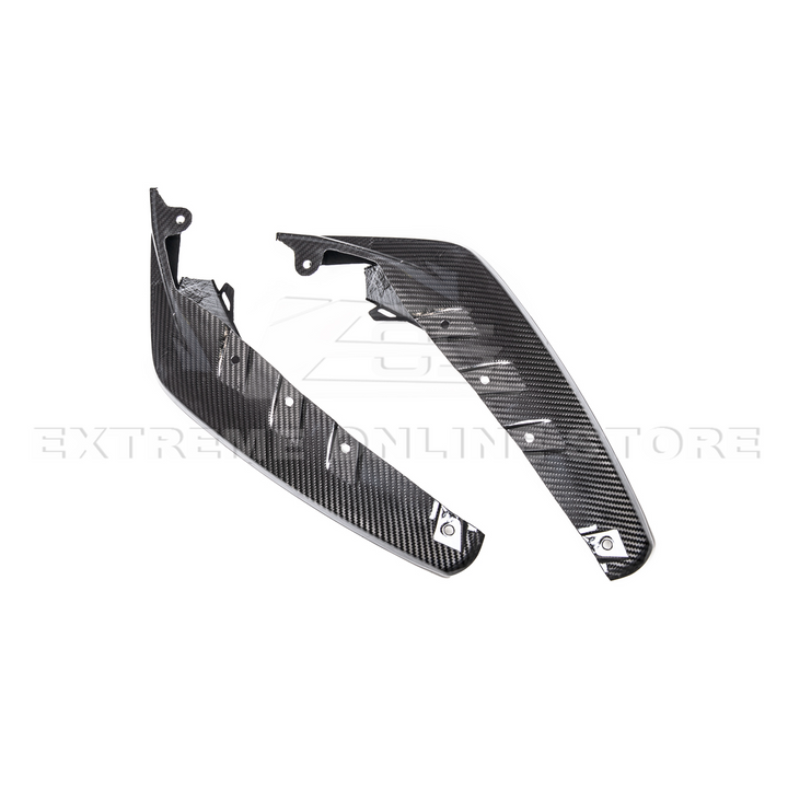 21-Up BMW G82 G83 M4 Carbon Fiber Extended Front Side Splitter