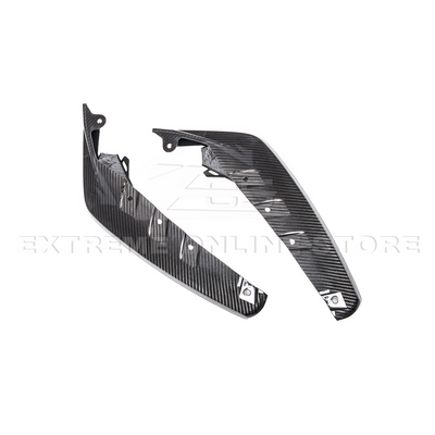 21-Up BMW G82 G83 M4 Carbon Fiber Extended Front Side Splitter