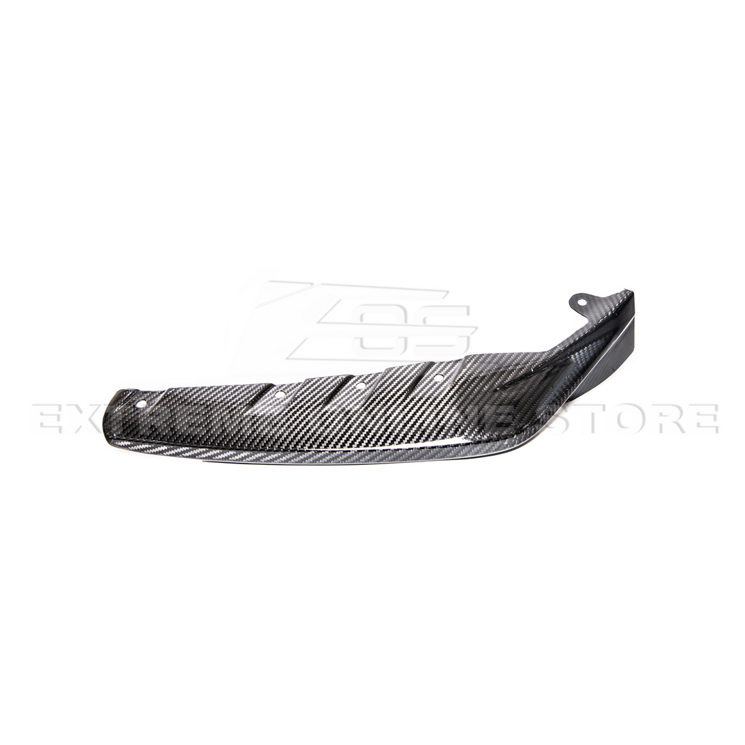 21-Up BMW G82 G83 M4 Carbon Fiber Extended Front Side Splitter