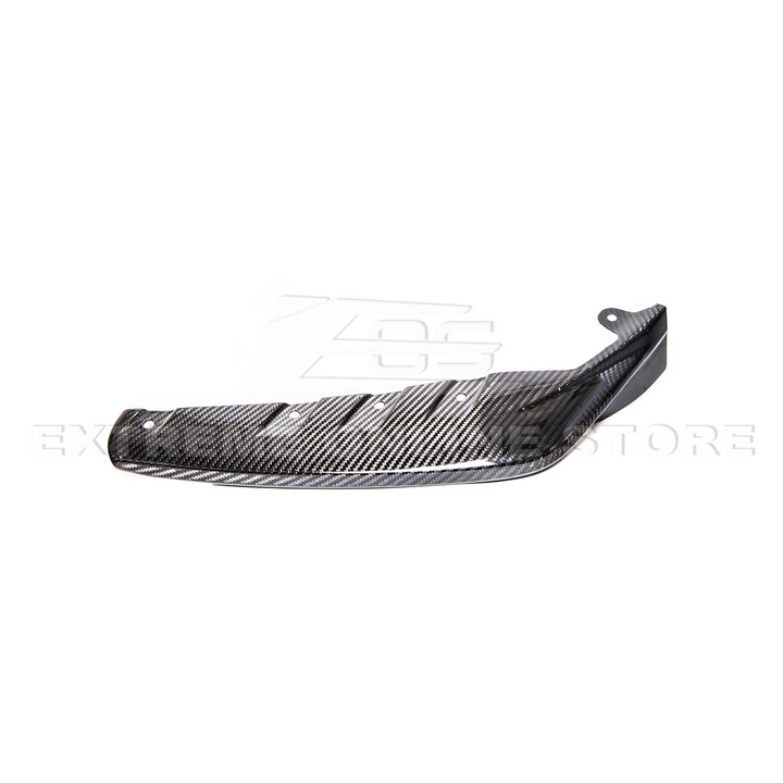 21-Up BMW G82 G83 M4 Carbon Fiber Extended Front Side Splitter