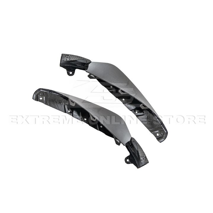 21-Up BMW G82 G83 M4 Carbon Fiber Extended Front Side Splitter