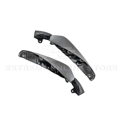 21-Up BMW G82 G83 M4 Carbon Fiber Extended Front Side Splitter