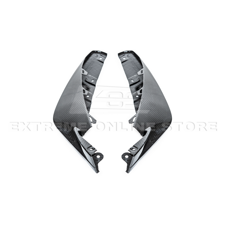 21-Up BMW G82 G83 M4 Carbon Fiber Extended Front Side Splitter