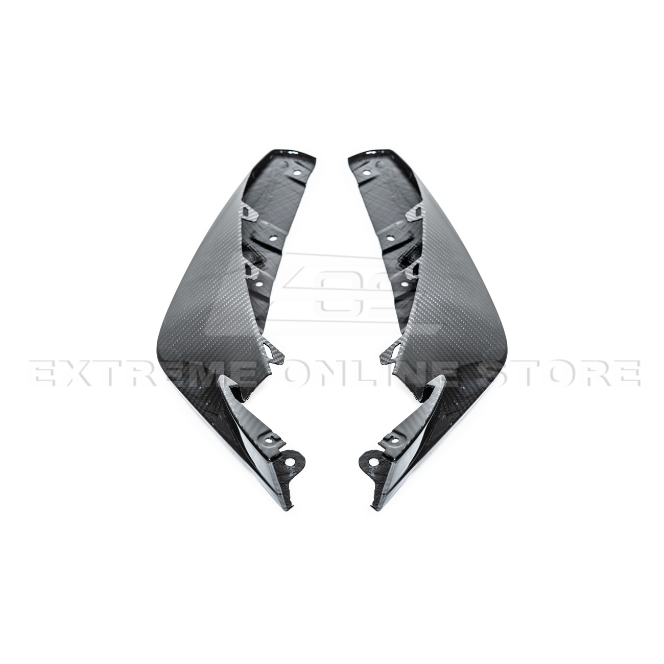 21-Up BMW G82 G83 M4 Carbon Fiber Extended Front Side Splitter