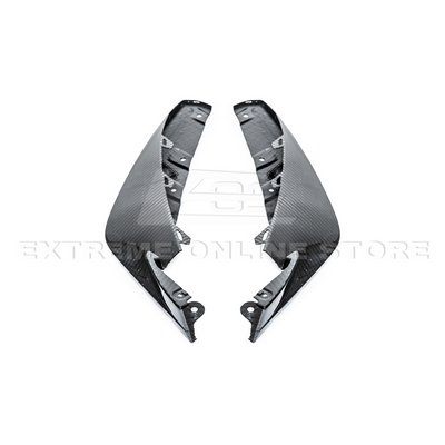 21-Up BMW G82 G83 M4 Carbon Fiber Extended Front Side Splitter