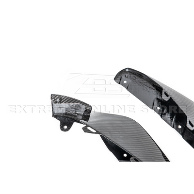21-Up BMW G82 G83 M4 Carbon Fiber Extended Front Side Splitter