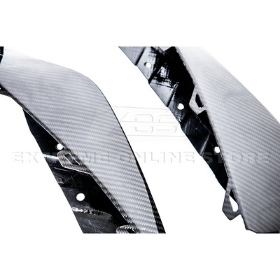 21-Up BMW G82 G83 M4 Carbon Fiber Extended Front Side Splitter