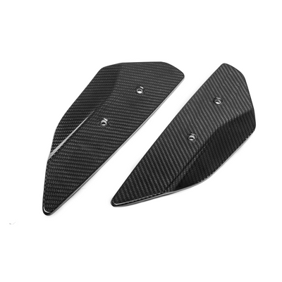 2020-Up Corvette C8 GM Factory Style DRY CARBON FIBER Rear Spoiler Side Winglets