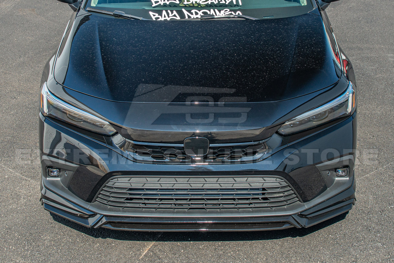 LIANGREN Front Grille Spacers For 2022-2023 Honda Civic Sedan & Hatchback - Black, Left & Right