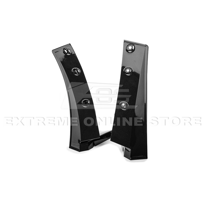 Corvette C7 Stage 3 DRY CARBON FIBER Front Splitter Wickerbill Extension Winglets