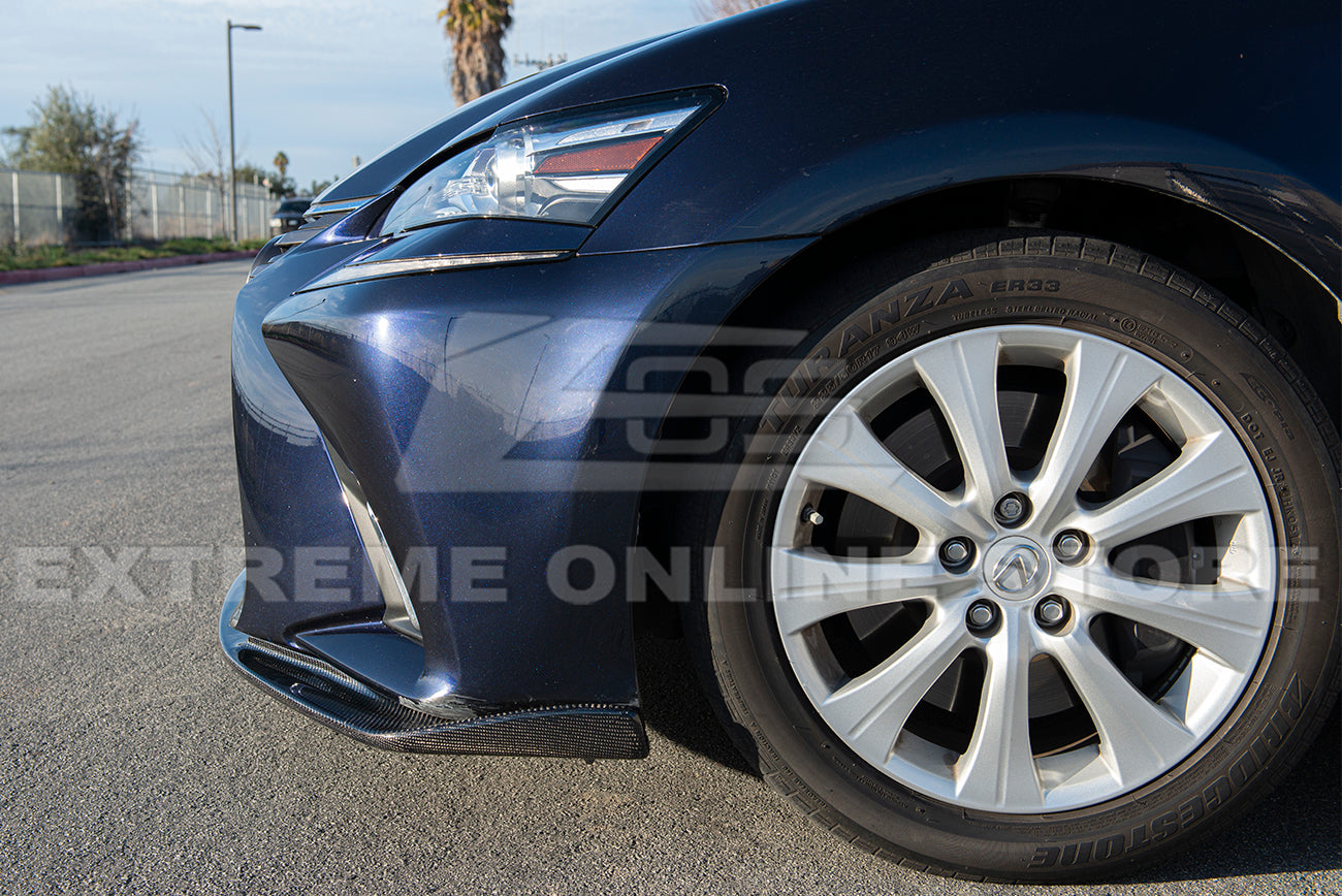 2016-20 Lexus GS-Series Carbon Fiber Front Bumper Lip Splitter