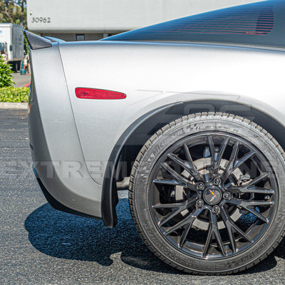 Chevrolet Corvette C6 Base Rear Splash Guards Mud Flaps