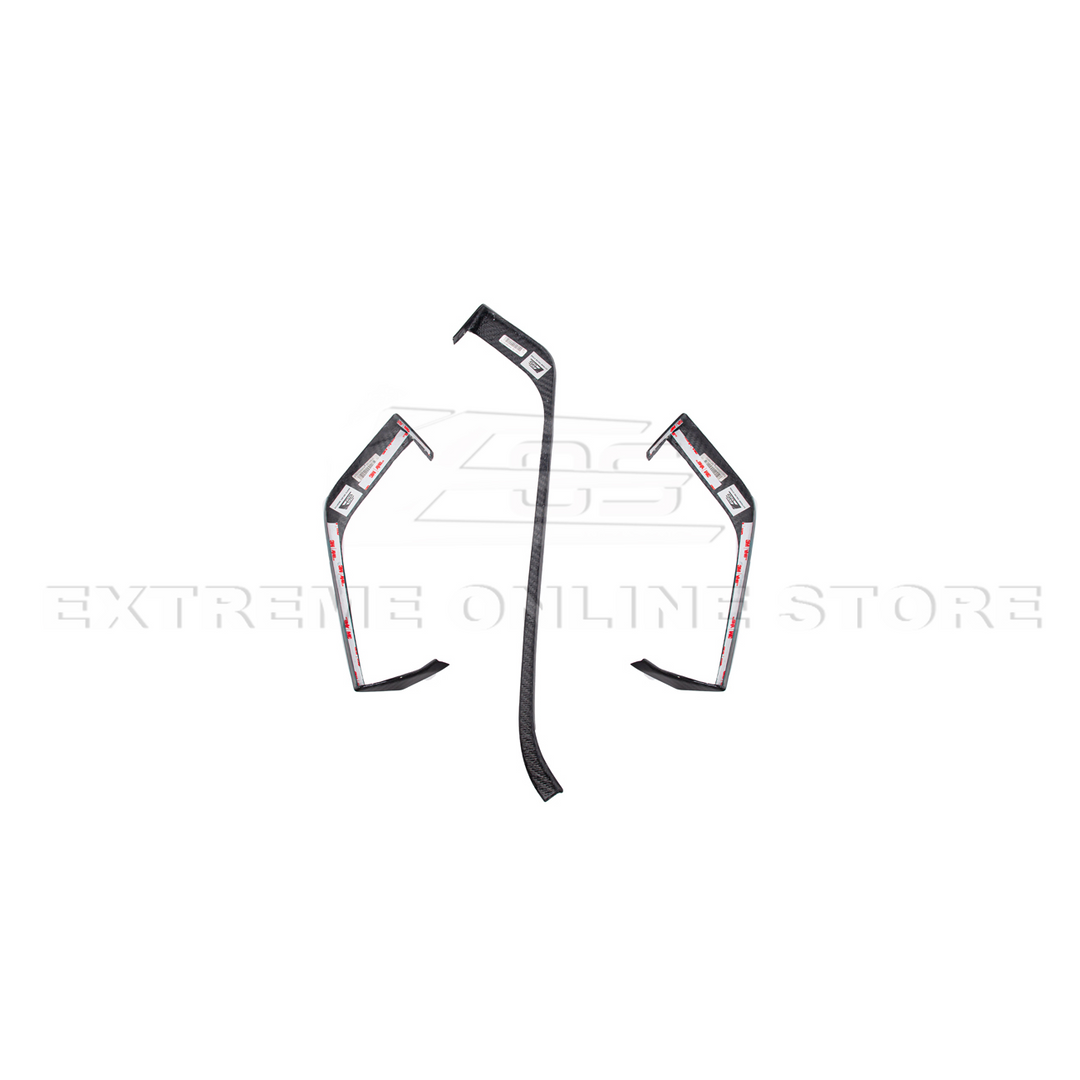 Corvette C8 DRY CARBON FIBER Upper Dash Pad Trim Kit