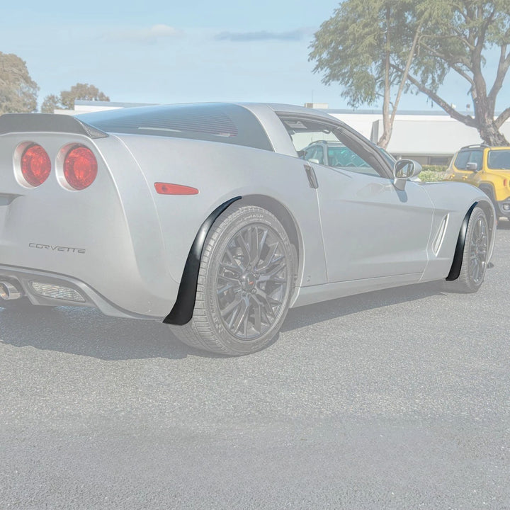 Chevrolet Corvette C6 Base Front &amp; Rear Splash Guards Mud Flaps